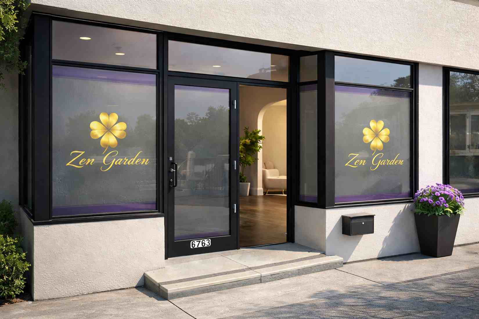 Zen Garden Marijuana Weed Dispensary - Outside store open door